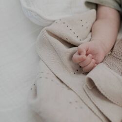 Детское одеяло BIBS Pointelle 70x100 (Ivory) Thumb