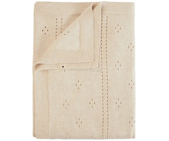 Plapuma pentru copii BIBS Pointelle 70x100 (Ivory)