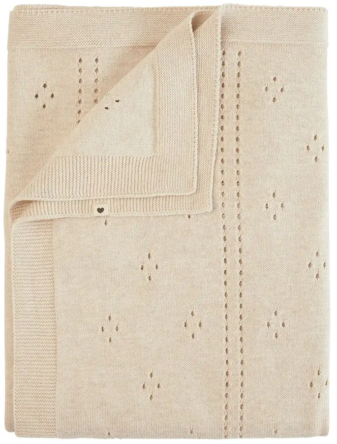 Детское одеяло BIBS Pointelle 70x100 (Ivory)