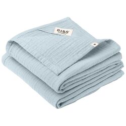 Plapuma pentru copii BIBS Swaddle 120x120 (Baby Blue) Thumb
