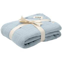 Plapuma pentru copii BIBS Swaddle 120x120 (Baby Blue)