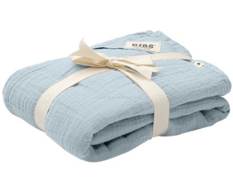 Plapuma pentru copii BIBS Swaddle 120x120 (Baby Blue)