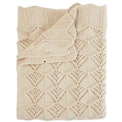 Plapuma pentru copii BIBS Wavy 70x100 (Ivory)