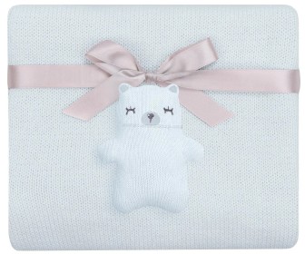 Детское одеяло Kikka Boo Bear with me 75x100 (Blue)