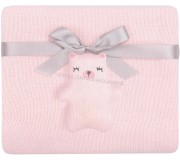 Plapuma pentru copii Kikka Boo Bear with me 75x100 (Pink)