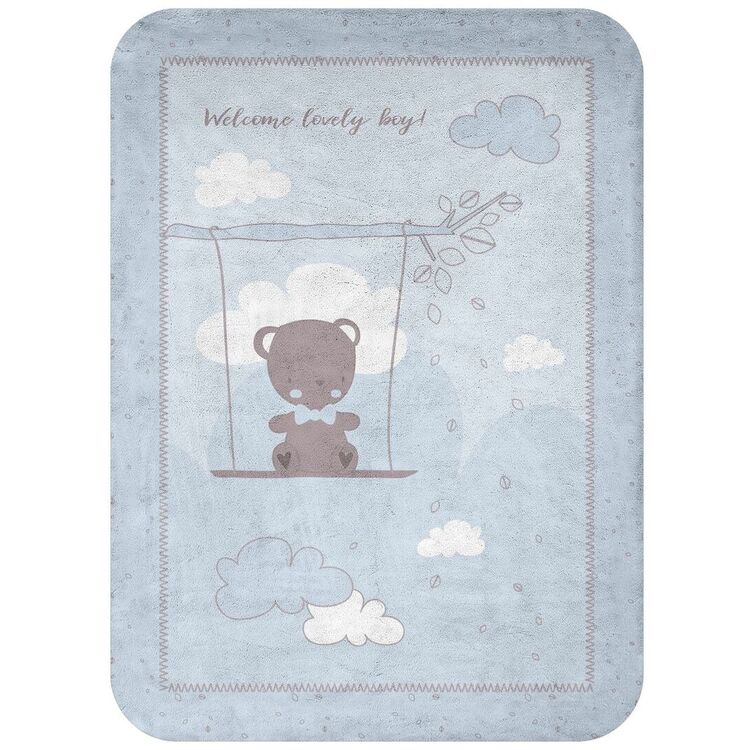 Plapuma pentru copii Kikka Boo Dream Big 110x140 (Blue)