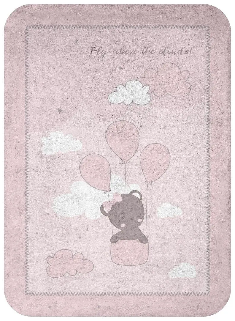 Plapuma pentru copii Kikka Boo Dream Big 110x140 (Pink)