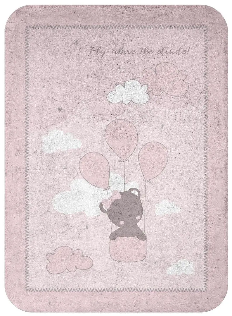 Plapuma pentru copii Kikka Boo Dream Big 80x110 (Pink)