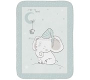 Plapuma pentru copii Kikka Boo Elephant Time 110x140 (Green)