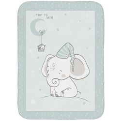 Plapuma pentru copii Kikka Boo Elephant Time 80x110 (Green)
