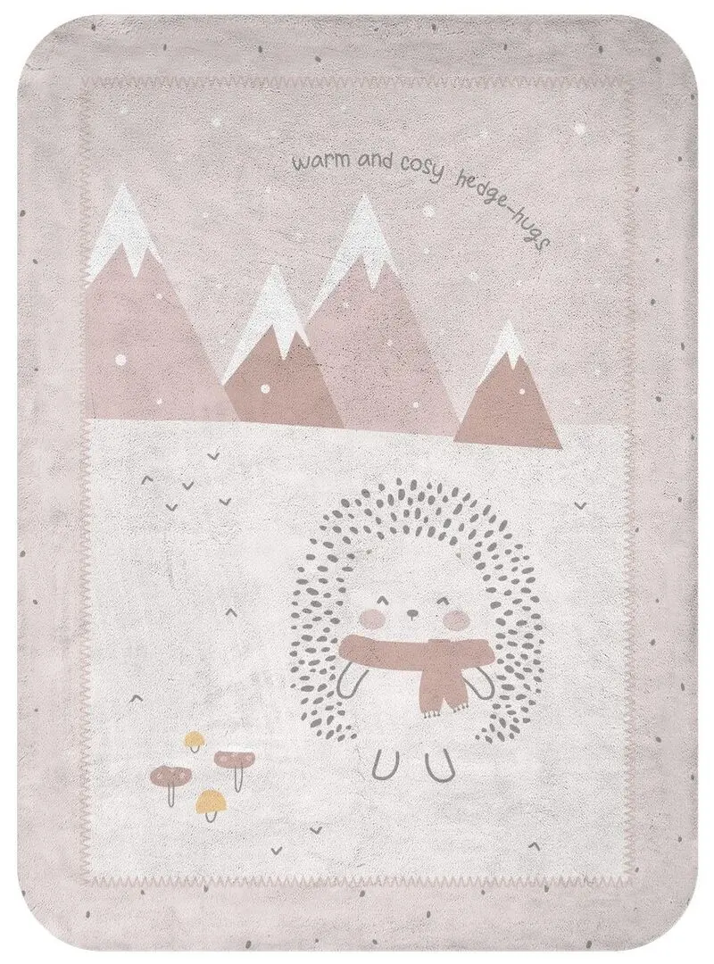 Plapuma pentru copii Kikka Boo Hedge-Hugs 110x140 (Pink)