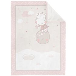Plapuma pentru copii Kikka Boo Hippo Dreams Sherpa 110x140 (Pink)