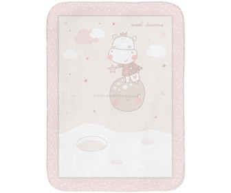 Plapuma pentru copii Kikka Boo Hippo Dreams 110x140 (Pink)