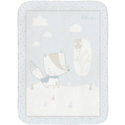 Plapuma pentru copii Kikka Boo Little Fox 110x140 (Blue)