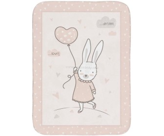 Детское одеяло Kikka Boo Rabbits in Love 110x140 (Pink)