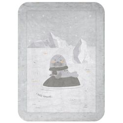 Plapuma pentru copii Kikka Boo Seally Me 80x110 (Grey)