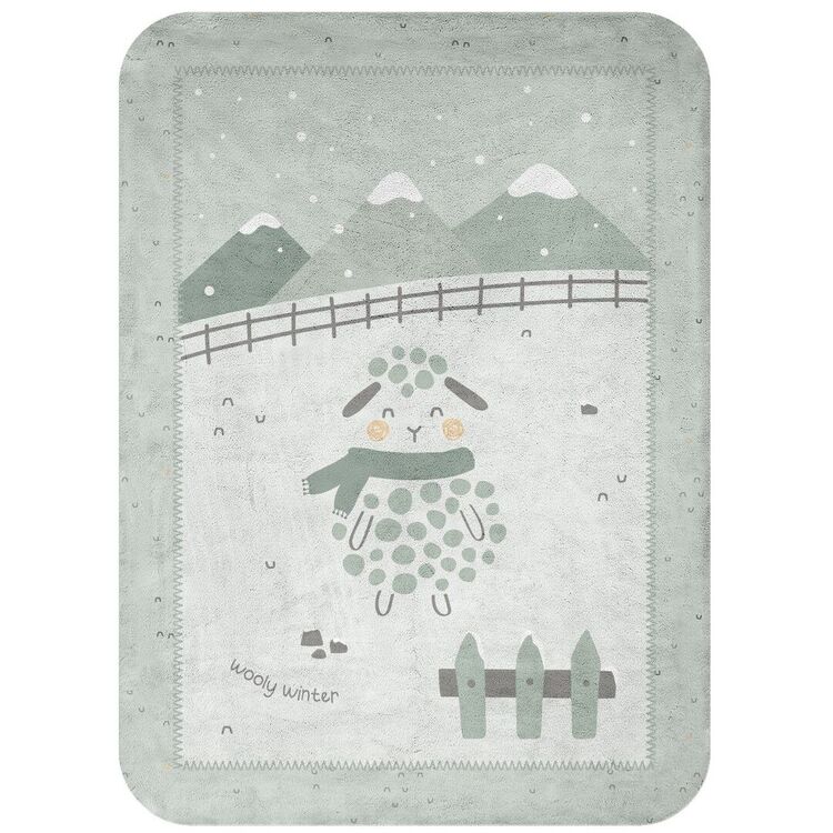 Детское одеяло Kikka Boo Sleepy Sheep 110x140 (Green)