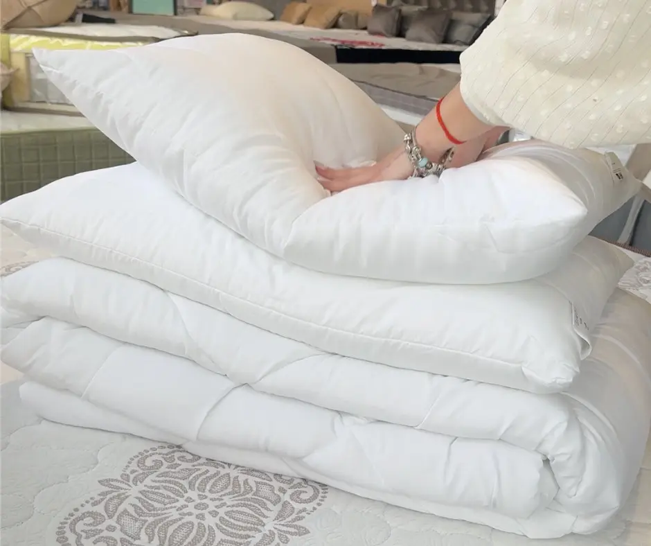 Набор одеяло + 2 подушки Relaxe Home Betty 200x220 (White) - 6