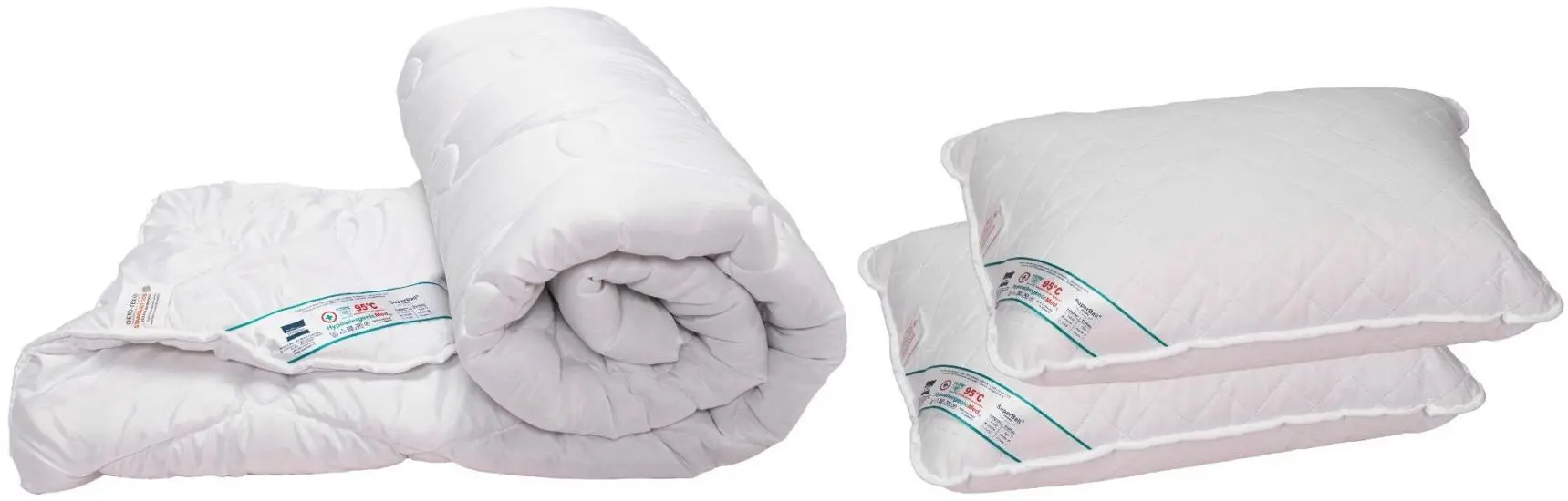 Набор одеяло + 2 подушки Somnart HypoallergenicMed 02030 200x220/50x70 (White)