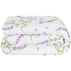 Set plapuma + 2 perne Somnart Lavanda 05000 200x220/50x70 (White/Lilac) Thumb