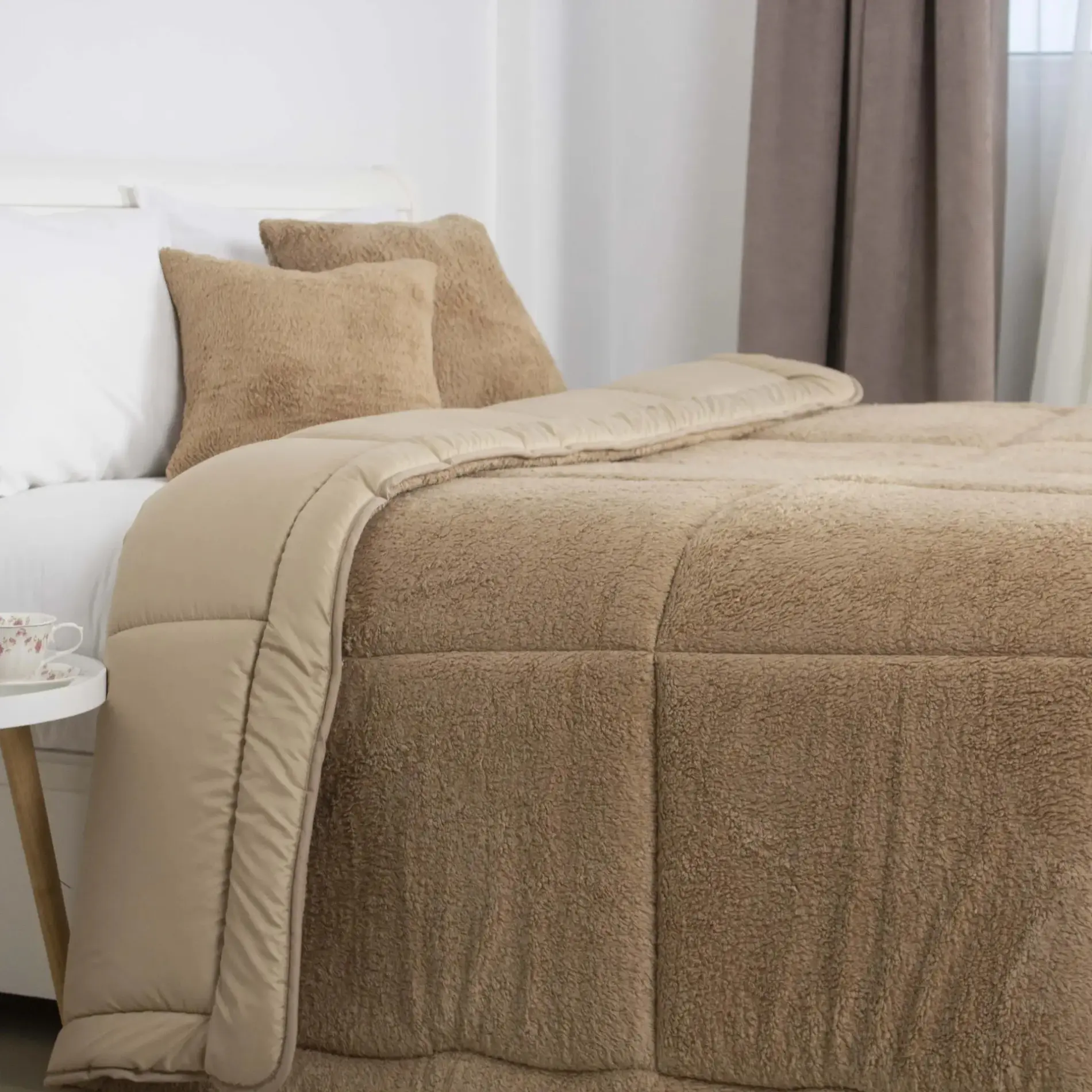 Одеяло Tep Teddy 150x210 (Golden Beige) - 4