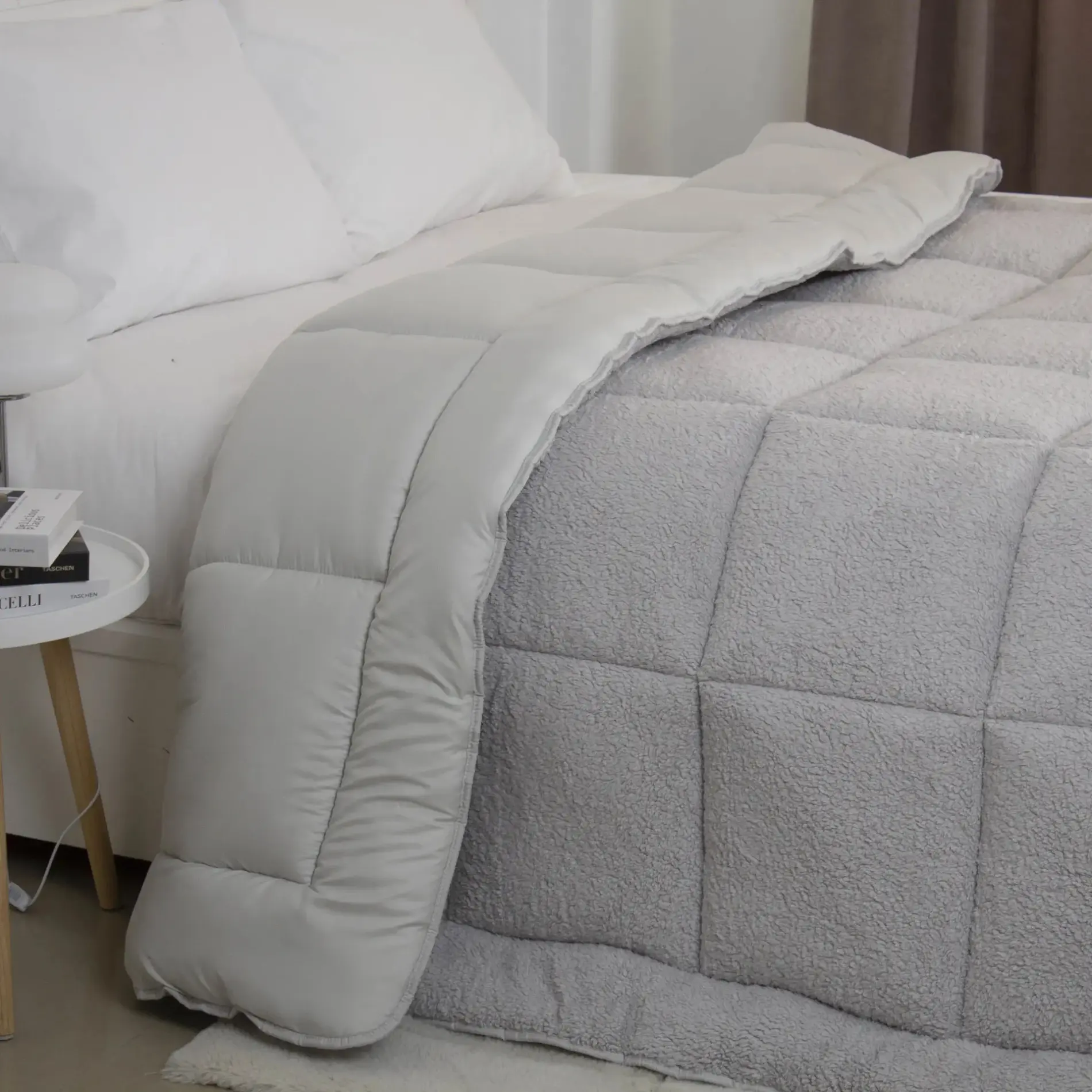 Одеяло Tep Teddy 200x210 (Light Grey) - 4