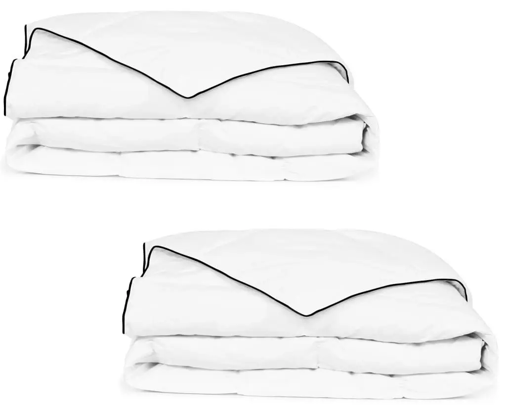 Set de plapume VidaXL 132888 150x200 (White)