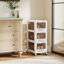 Комод-органайзер Costway JV14286WH-3 (White)