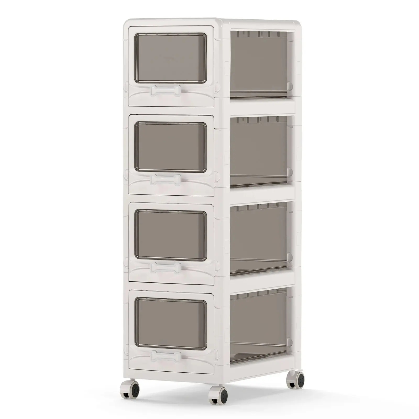 Comoda-organizator Costway JV14286WH-4 (White) - 2
