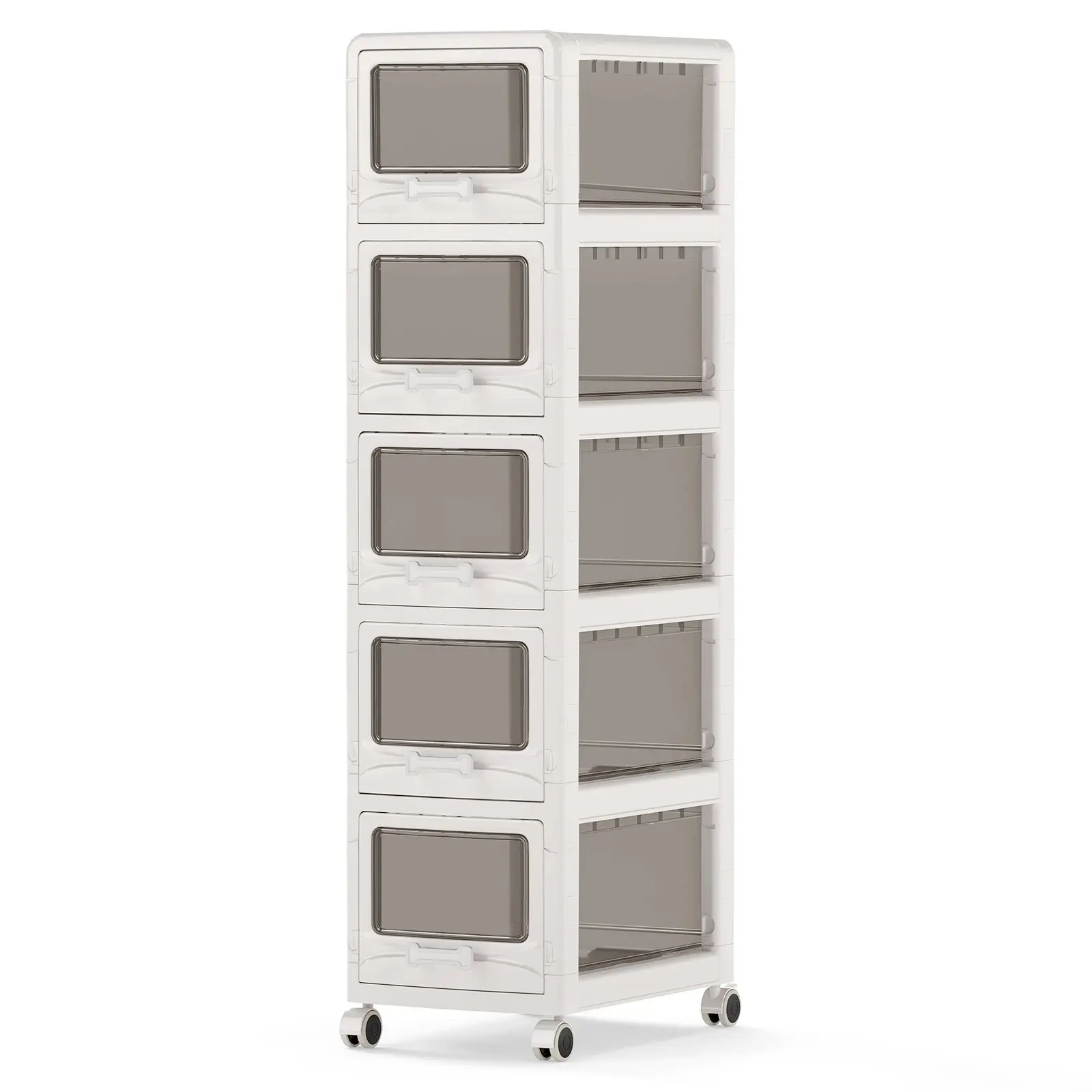 Comoda-organizator Costway JV14286WH-5 (White) - 2
