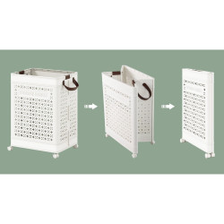 Корзина для белья Costway BA8365WH (White) Thumb