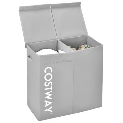 Корзина для белья Costway JV10787GR (Grey)