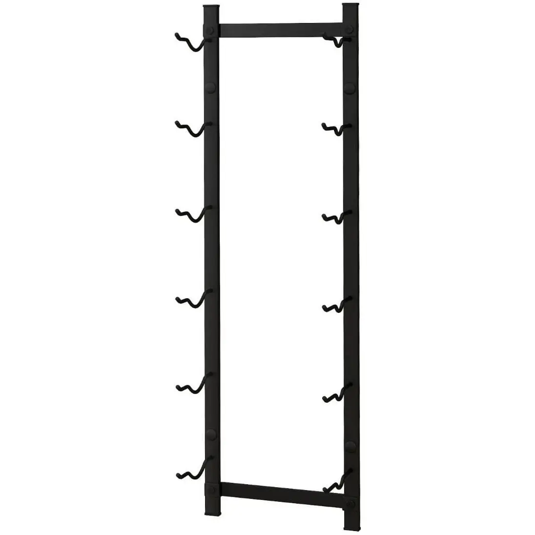 Настенный держатель для бутылок Costway JV13083DK-6 (Black) - 2