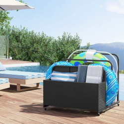 Organizator pentru piscina Costway NP12659BK (Black) Thumb