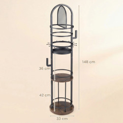 Organizator pentru bijuterii Costway JV13044CF (Brown/Black) Thumb