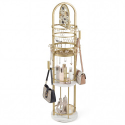 Organizator pentru bijuterii Costway JV13044WH (White/Gold) Thumb