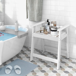 Табурет для ванной Costway BA7864WH (White)