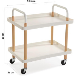 Organizator cu roti Costway JV12070WH (White) Thumb