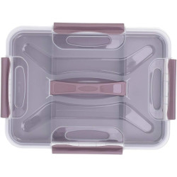 Контейнер с крышкой Econova Grand Box 20L (Transparent/Brown) Thumb
