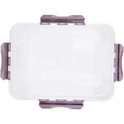 Контейнер с крышкой Econova Grand Box 20L (Transparent/Brown) Thumb
