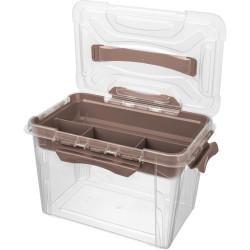 Контейнер с крышкой Econova Grand Box 6.65L (Transparent/Brown) Thumb