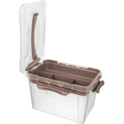 Контейнер с крышкой Econova Grand Box 6.65L (Transparent/Brown) Thumb