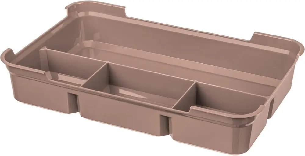 Контейнер с крышкой Econova Grand Box 6.65L (Transparent/Brown) - 4