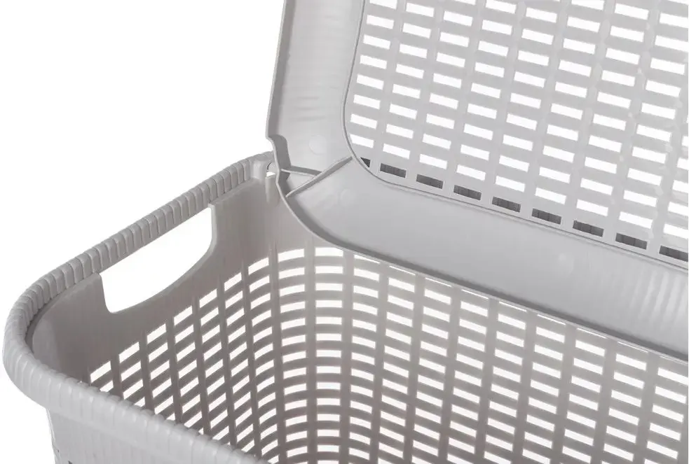 Cos pentru rufe cu capac Econova 46787 30L (Light Grey) - 5