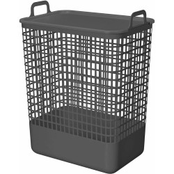 Cos pentru rufe cu capac Econova Kobo 35L (Grey)