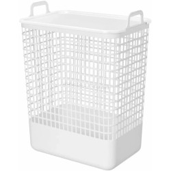 Корзина для белья с крышкой Econova Kobo 35L (White)