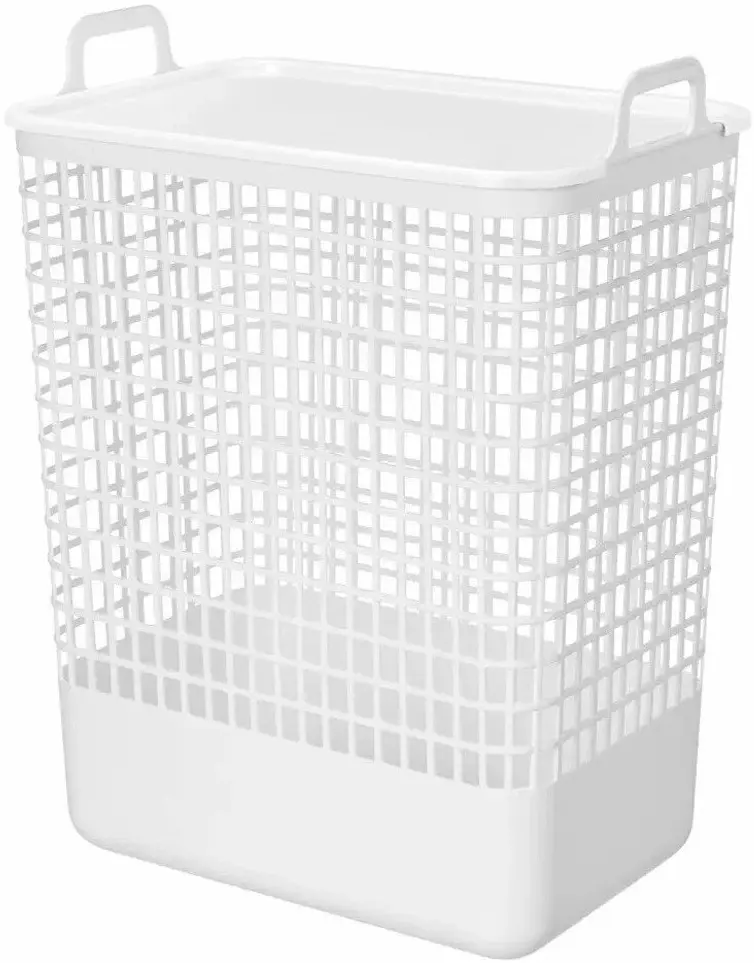 Корзина для белья с крышкой Econova Kobo 35L (White)