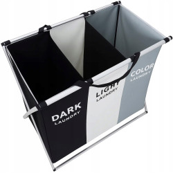 Cos de sortare rufe Gotel M13D4 (Black/White/Grey) Thumb