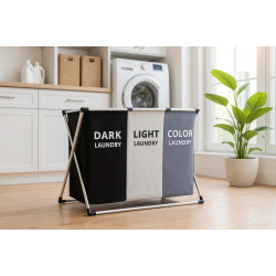 Cos de sortare rufe Gotel M13D4 (Black/White/Grey) Thumb