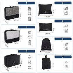 Набор дорожных органайзеров Gotel M13G (Black) Thumb